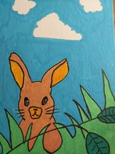 GAT PAINTINGS IMPRESSIONISM ORIGINAL COLLECTIBLE WHIMSICAL LANDSCAPE & ANIMALS