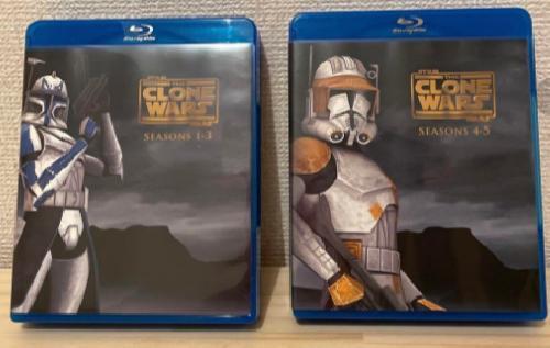 Star Wars: Clone Wars Season 1-5 Complete Set 14 Blu-ray TV anime series New - Picture 2 of 8