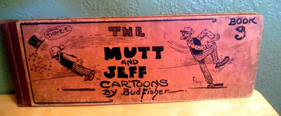 1912-14 MUTT & JEFF  CARTOON  LONG BOOK #3  BY BUD FISHER PUB BY THE BALL PUB CO