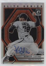 2022 Donruss Optic The Elite Series Signatures Holo Prizm Kervin Castro Auto 2s2