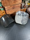 Lot of 2 Safety Face Shields Protective Eye Visors Snap On Tinted Clear ANSI Z87 — photo 1