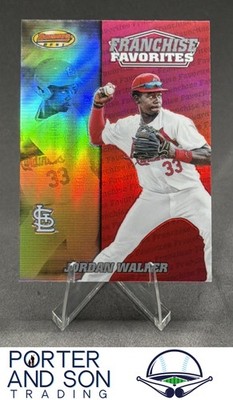 Jordan Walker 2000 Franchise Favorites 2020 Bowman's Best #FFA-JW Cardinals