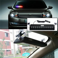 Us Stk Windshield Strobe Light Emergency Flash Warning Lamps Amber Yellow