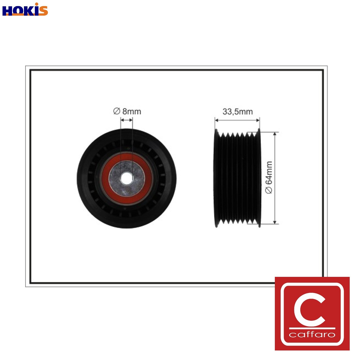 DEFLECTIONGUIDE PULLEY VRIBBED BELT 500035 FOR MERCEDES-BENZ M104.994 3.2L 6cyl
