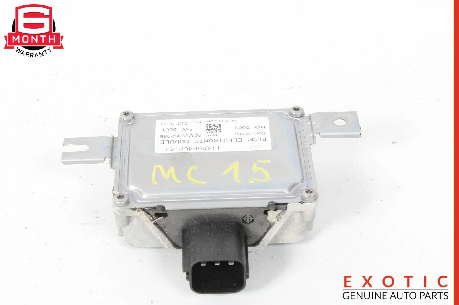 15-17 McLaren 650S Fuel Pump Electronic Control Module OEM