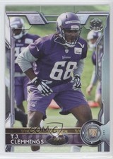 2015 Topps Topps.com Online Exclusive 60th Anniversary Stamp TJ Clemmings 0h1