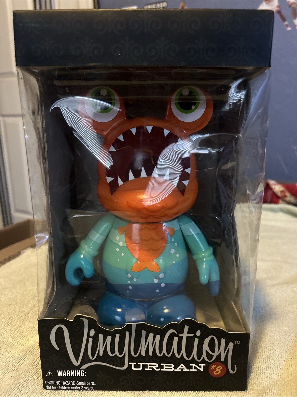 Disney Vinylmation Urban #8 Goldfish Monster 9" Limited of 800 with Box