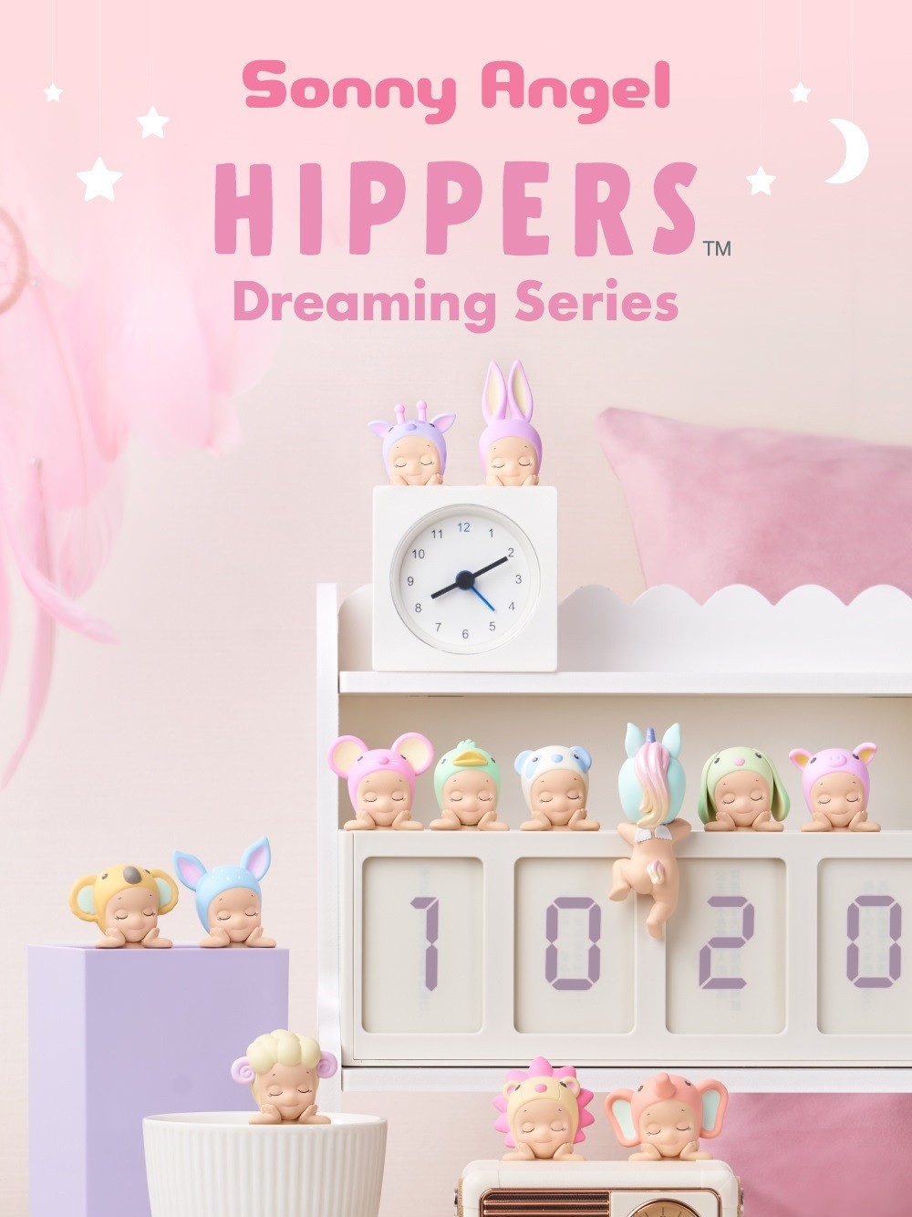 Sonny Angel Doll Hippers Dreaming cute kawaii collectible figure genuine gift
