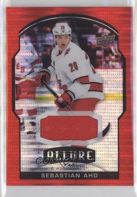 2020-21 Upper Deck Allure Red Rainbow Jerseys Sebastian Aho #56 z5x