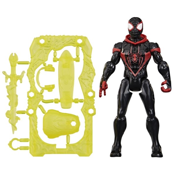 Marvel Spider-Man Actionverse Miles Morales Action Figure & Accessor (Us Import)-image
