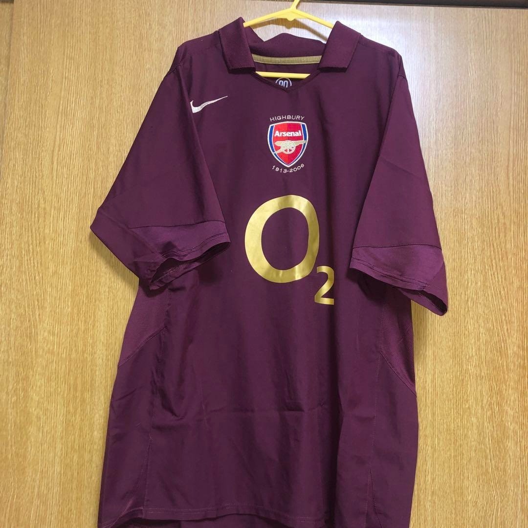 Arsenal 05/06 highbury ユニフォーム 14 BNWT Arsenal Home Football Shirt 2005-06 Thierry Henry 14