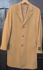 Ralph Lauren Mens Overcoat Camel fully lined 3 button  Read description for size