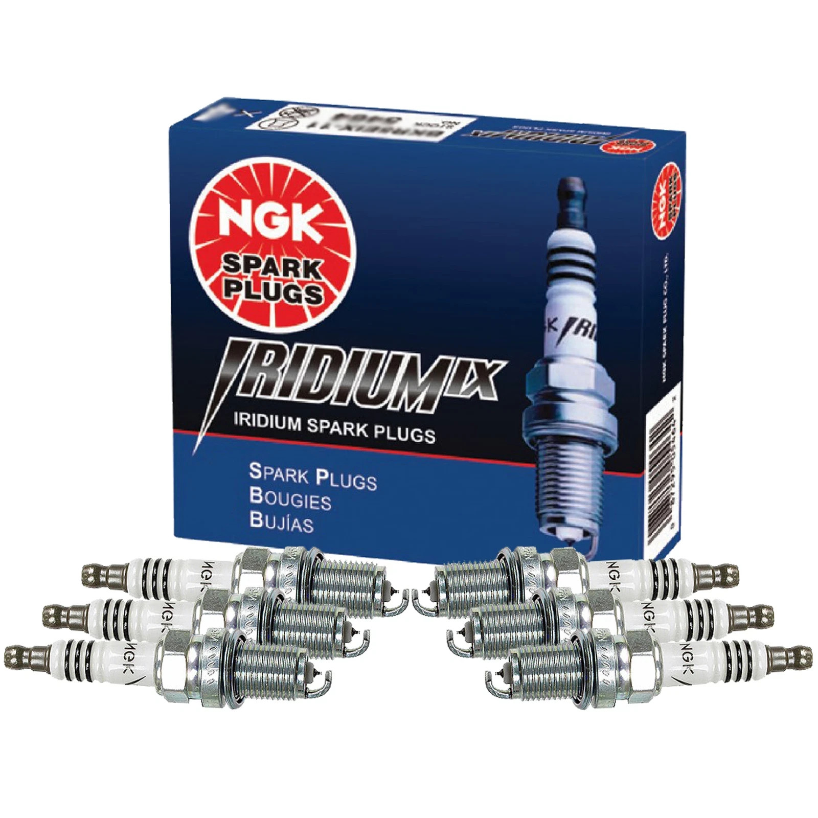 NGK Iridium IX Set of 6 Spark Plugs BKR9EIX / 2669