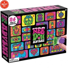 24pcs Needoh Advent Calendar 2025 Stress Relief Squishy Doll Toys Set Kids Gifts