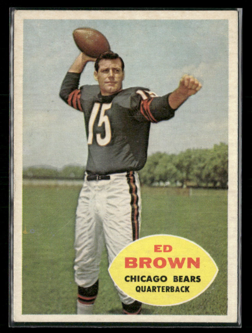 1960 Topps #12 Ed Brown - EX/EX+ Set Break!