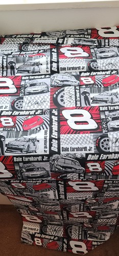 3 1/2 Yards Vintage Dale Earnhardt Jr 2005 Fabric Cotton Springs Industries OOP - Picture 1 of 4