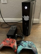 Microsoft Xbox One Console Model 1540 500GB W/2 Camo Controllers/HDMI Tested