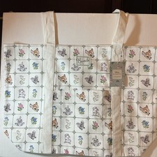 BNWT DISNEY BAMBI THUMPER FLOWER COTTON TOTE SHOPPING BAG HUGE SIZE PRIMARK