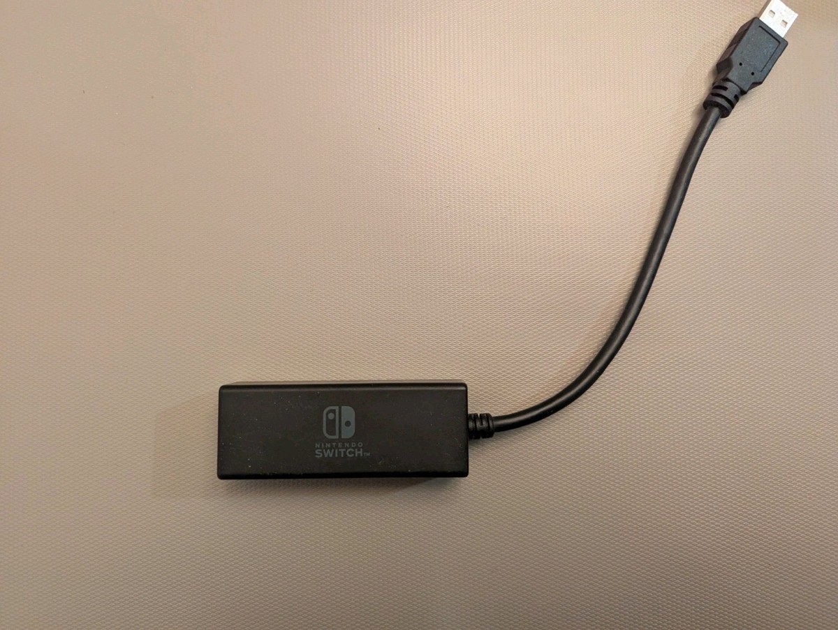 Hori Nintendo Switch Lan Adapter (NSW-004U) - Black 873124006063