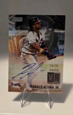 2021 Topps Stadium Club Virtual Reality Ronald Acuña Jr. Autograph 14/25 Braves