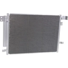 AC Condenser For 2013-2015 Cadillac ATS 4 Door Automatic Transmission Aluminum