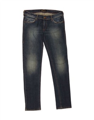 CASUCCI Womens Skinny Jeans W32 L33 Blue Cotton CX09