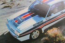 Original OPEL MANTA 400 ROTHMANS rally advert frame-ready wall-art flat-pack