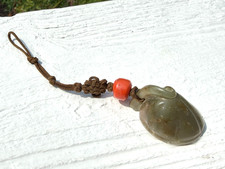 Interesting Antique Chinese Jade Carving with Bead