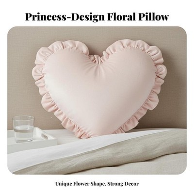 Prinzessin Design Überwurf Kissenbezug Trendy 3D Blumen Kissenbezug Weiches Material