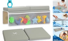 Bath Kneeler and Elbow Rest Pad Set Extra Thick 1.5 Cushioned Baby Bath