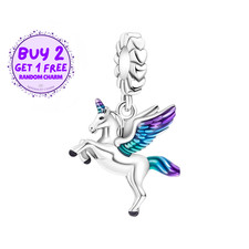 Nuevo Dije Unicornio Para Pulsera, Dije Unicornio Cuelga, Dije De Diseñador