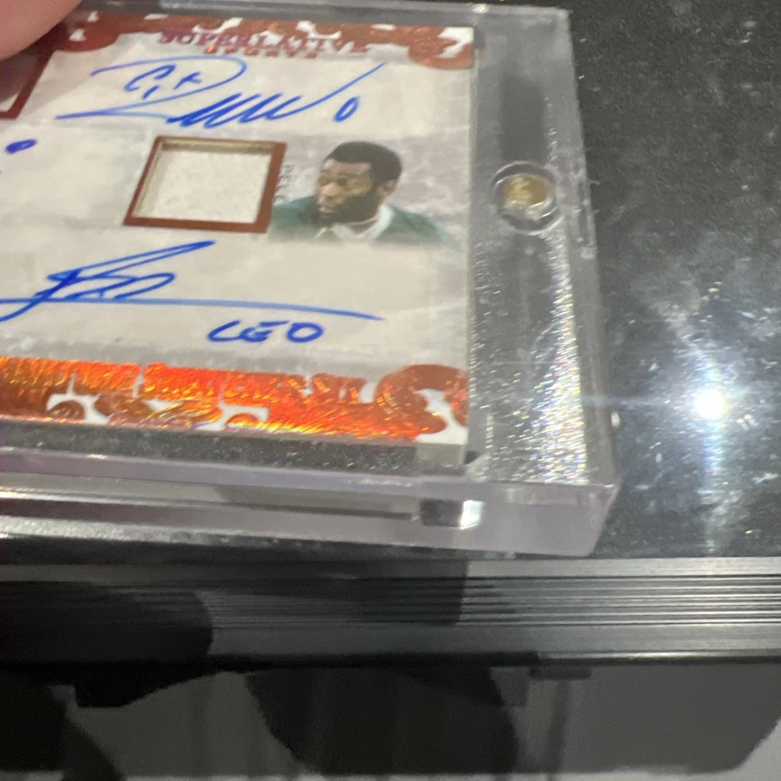2020 Leaf   6 Patch auto  Sticker & Messi, Pele, Ronaldo, Rooney World Cup view 6