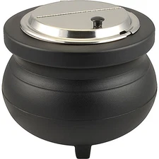 Vollrath 72165 Colonial Kettles™ 11 Qt Round Soup Warmer Black