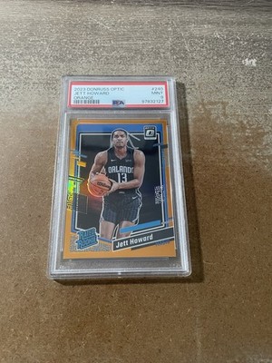 2023 PANINI DONRUSS OPTIC ORANGE #240 JETT HOWARD  /199 PSA 9