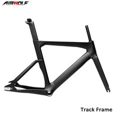 AIRWOLF T1100 Telaio Pista Carbonio 700x30c Aero Ingranaggio Fisso Bici T47 Bici da Strada