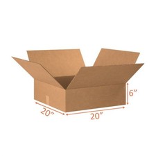 20x20x6 Shipping and Packing Box 3 Pack 