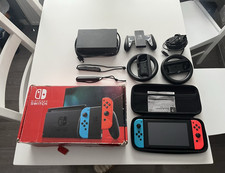 Nintendo Switch HAC-001 Console 32GB Neon Red/Blue Joy-Con Dock 1080p