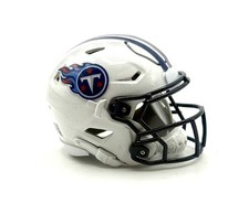 Custom Throwback Tennessee Titans Pocket Pro Helmet 3d printed