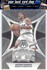 2023-24 Panini Mosaic Epic Performers #20 Anthony Edwards Minnesota Timberwolves