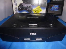 US Sega Saturn System Console in Box + Saroo Elite version SD loader 128GB READ