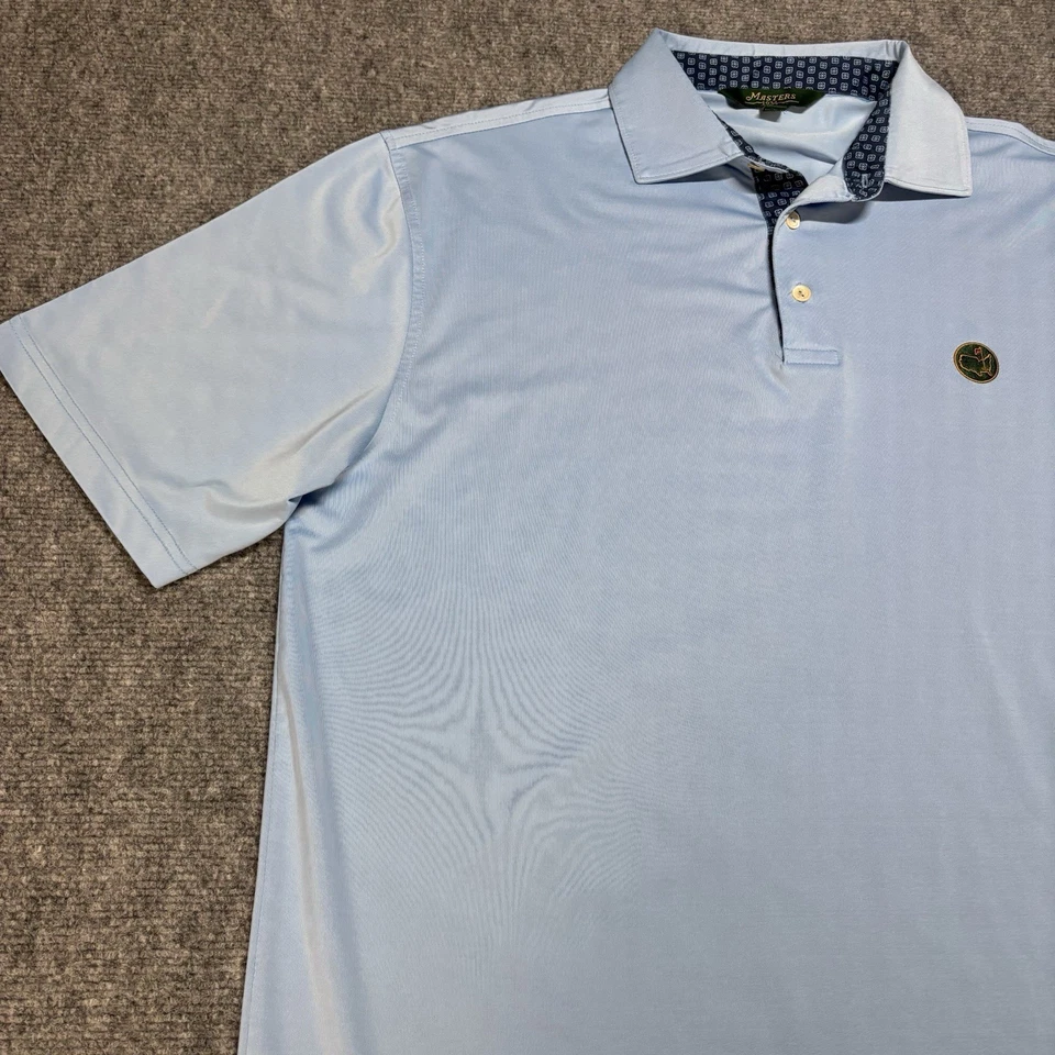 Camisa polo Masters 1934 Berckmans Place para hombre grande azul ANGC Augusta National Foto 3 de 4