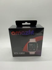 Amazfit GTS 4 Mini Smartwatch - Alexa Built-in, Flamingo Pink- NEW SEALED