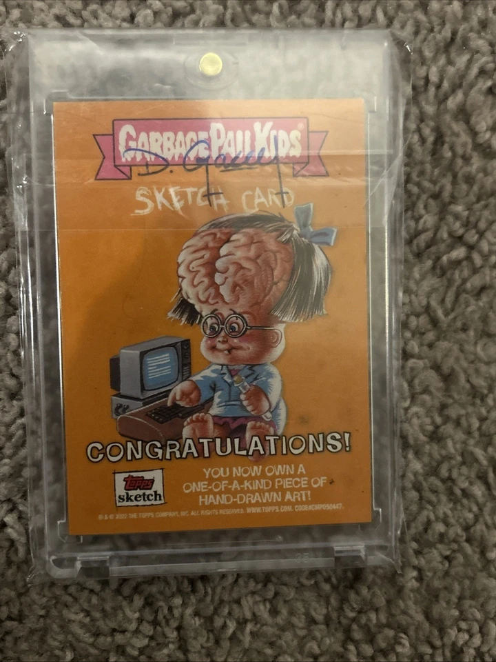 Garbage Pail Kids Sketch Card - Image 2 of 2