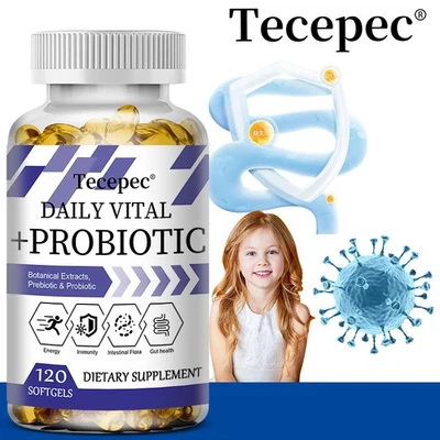 Daily Vitality+ Probiotische Kapseln – Energieschub – Immunsystem – 120 Kapseln - Bild 1 von 4