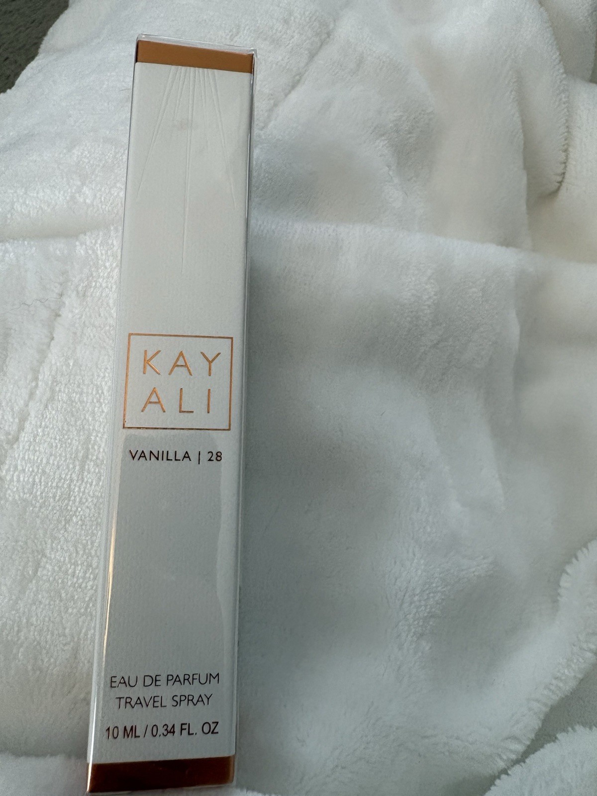 Kayali Vanilla 28 Eau De Parfum Travel Spray~NIB/Sealed~0.34 Oz/10ml