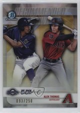2018 Bowman Draft Recommended Viewing Refractor 93/250 Alek Thomas Joe Gray 0v3r