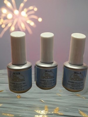 ibd jus Gel Polish  316bg Mosaic Sky LED/UV Pure Gel 14 Ml Lot Of 3