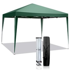 New 3x3(m) Pop Up Gazebo Canopy Portable Tent Event Shelter with Carry Bag Green