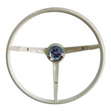 White Steering Wheel 1965-1966 Ford Mustang 3020-540-654 White Steering Wheel 1965-1966 Ford Mustang 3020-540-654