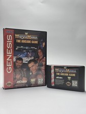 Wrestle Mania The Arcade Game (Sega Genesis, 1995) No Manual Tested